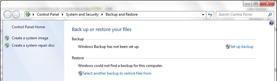 windows 7 backup tool